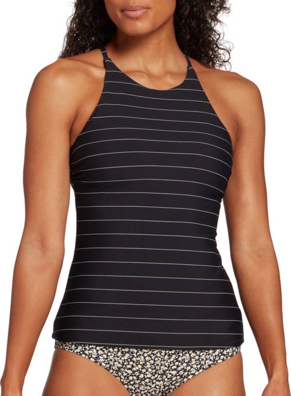 CALIA by Carrie Underwood Women's High Neck Tankini Top