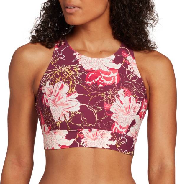 CALIA Women's Long Line High Neck Bikini Top CALIA