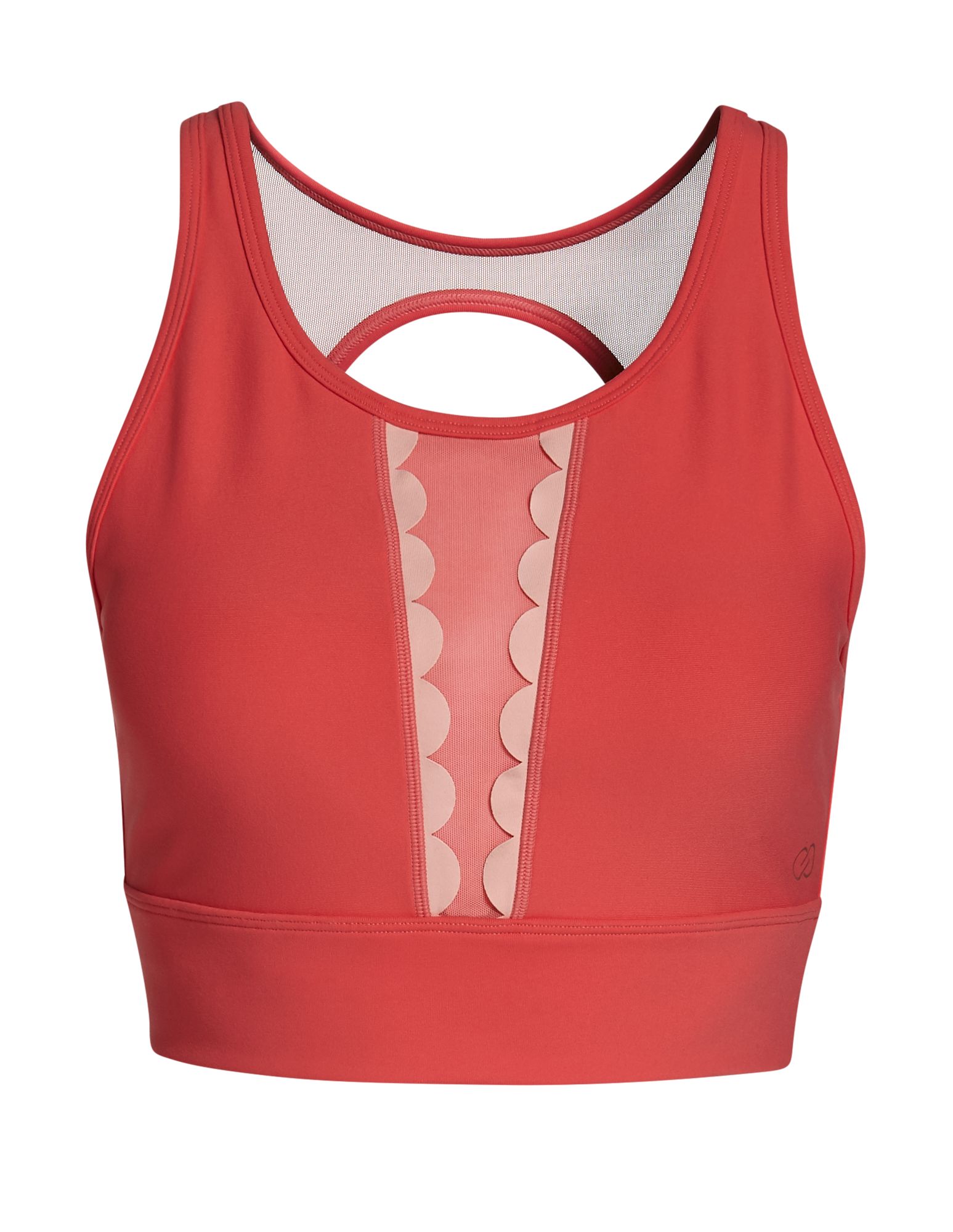 pink sports crop top