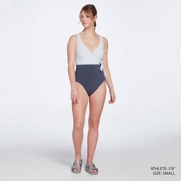 CALIA Women's Wrap Tie One Piece Swimsuit product image