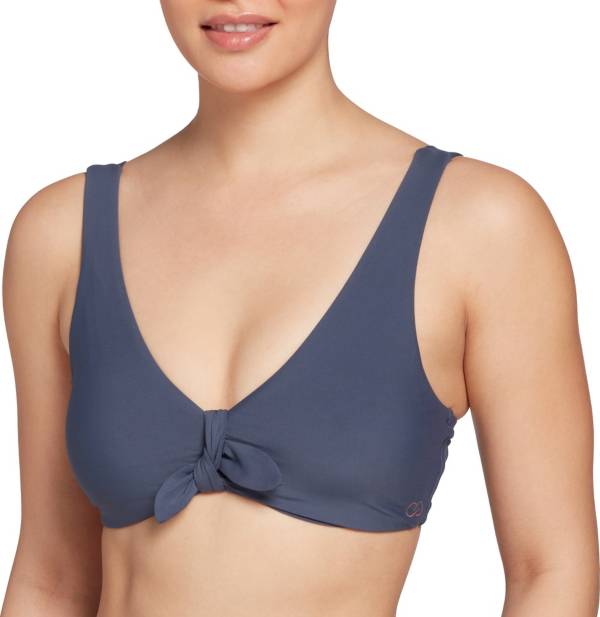 CALIA by Carrie Underwood Women's Tie Front Bikini Top