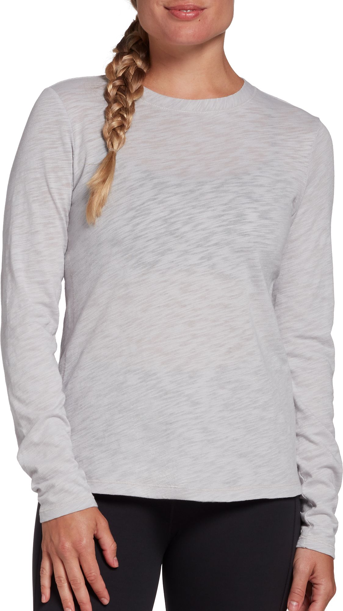 womens long sleeve crew neck shirts