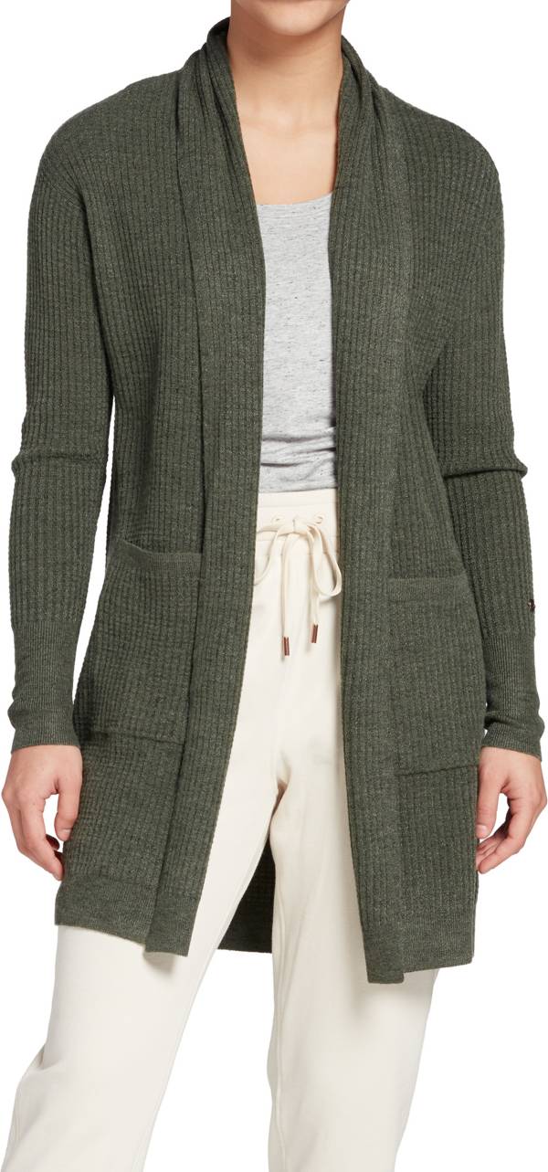 olive duster cardigan