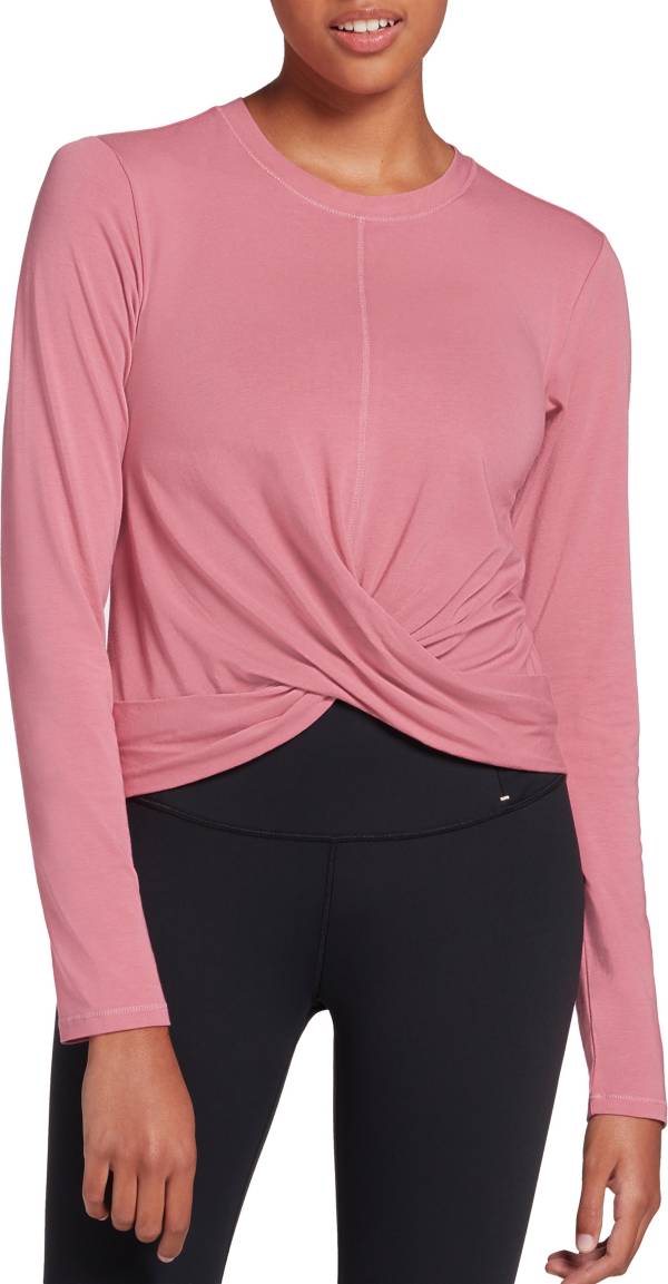 CALIA by Carrie Underwood Women's Wrap Front Long Sleeve Shirt DICK'S