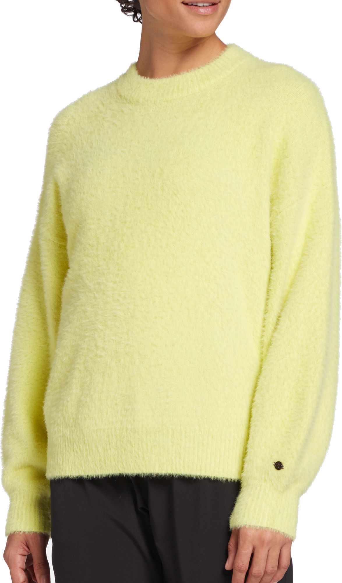 yellow pullover sweater women's