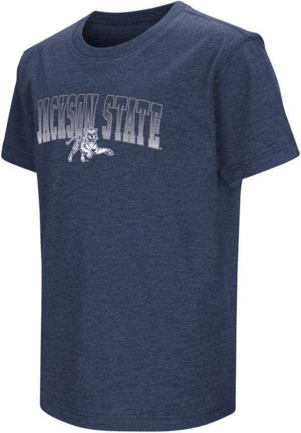 Colosseum Youth Jackson State Tigers Navy Blue Playbook T-Shirt