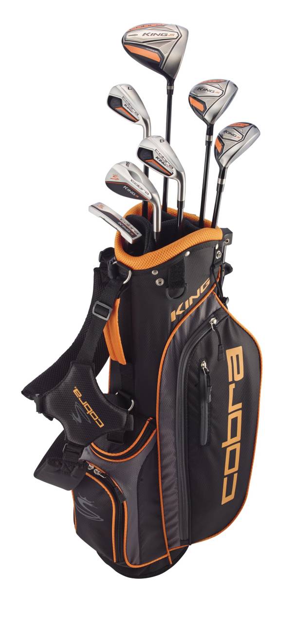 Cobra King JR 7 Club Kids Golf Set Ages 9-12 Orange