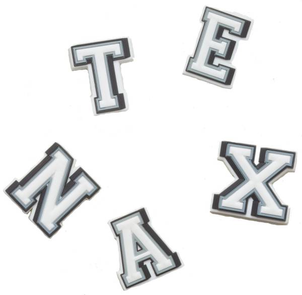Crocs Jibbitz 3D Texan Letters – 5 Pack - Each