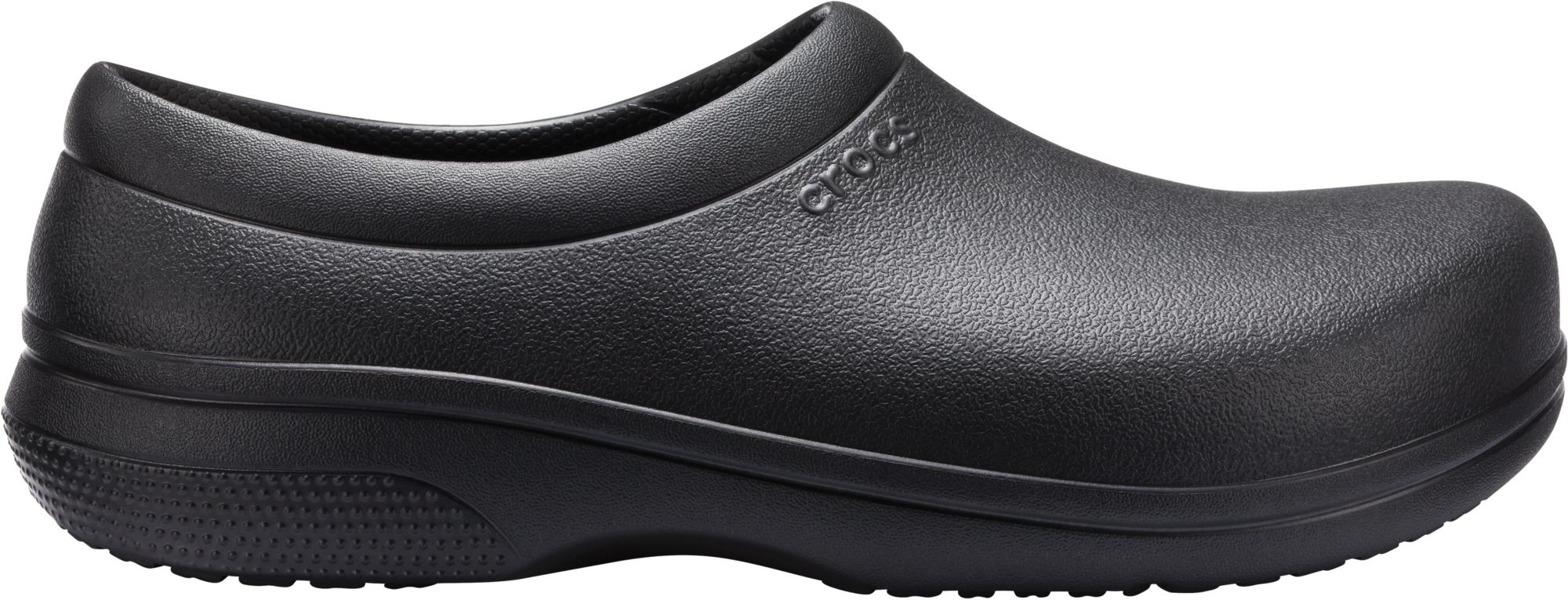 black work slip on shoes