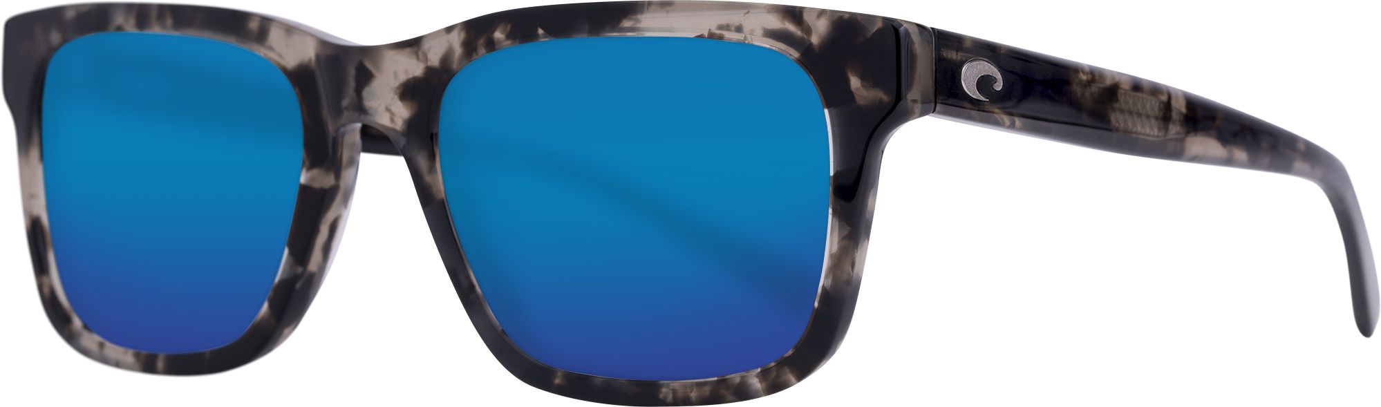 Costa Del Mar Tybee - Occhiali Da Sole Rettangolari Da Uomo, Cristallo Grigio Chiaro Lucido/Blu Specchio Polarizzato -580 G, 52 Mm - Foto 11