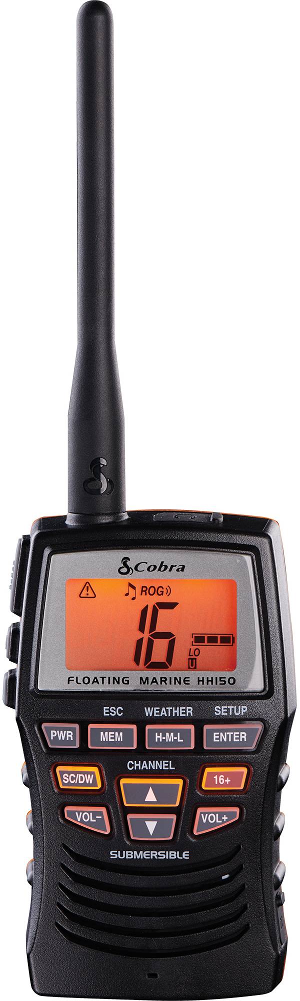 Cobra MR HH150 FLT Handheld Floating VHF Radio product image