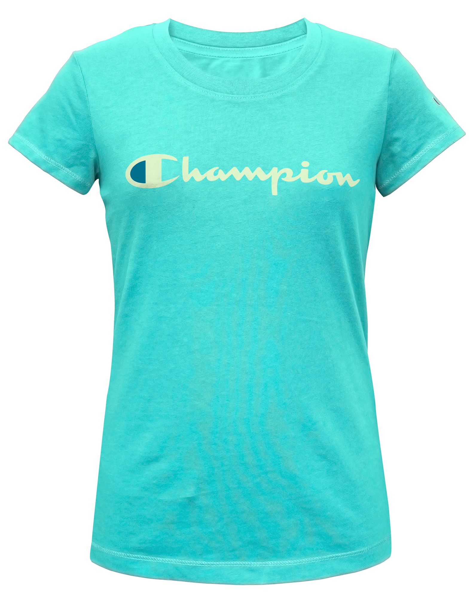 light green champion shirt