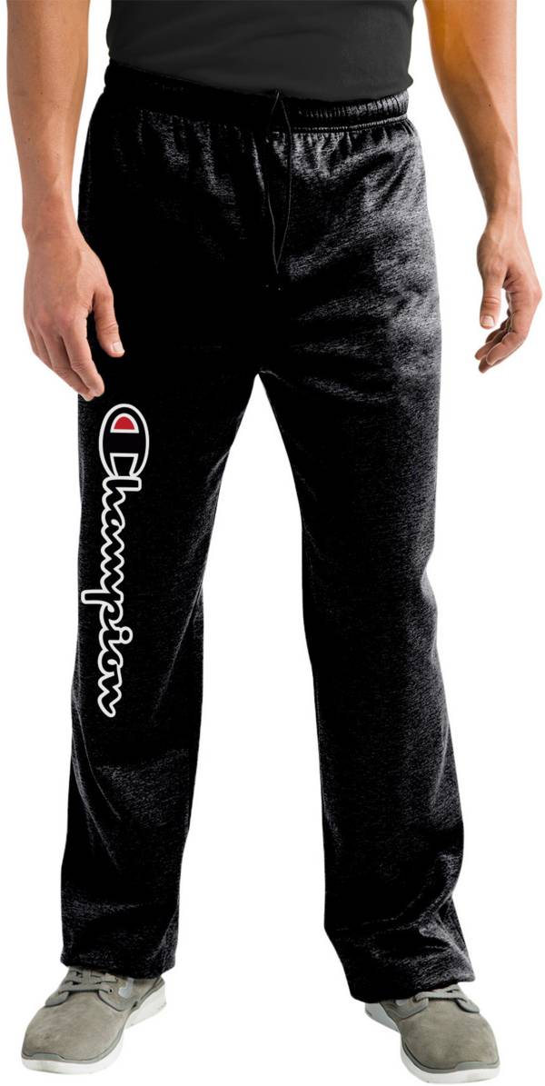 Champion Men's Big & Tall Graphic Script Fleece Jogger Pants