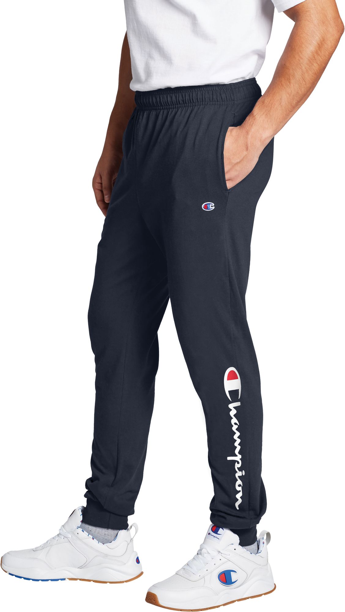 mens champion jersey joggers