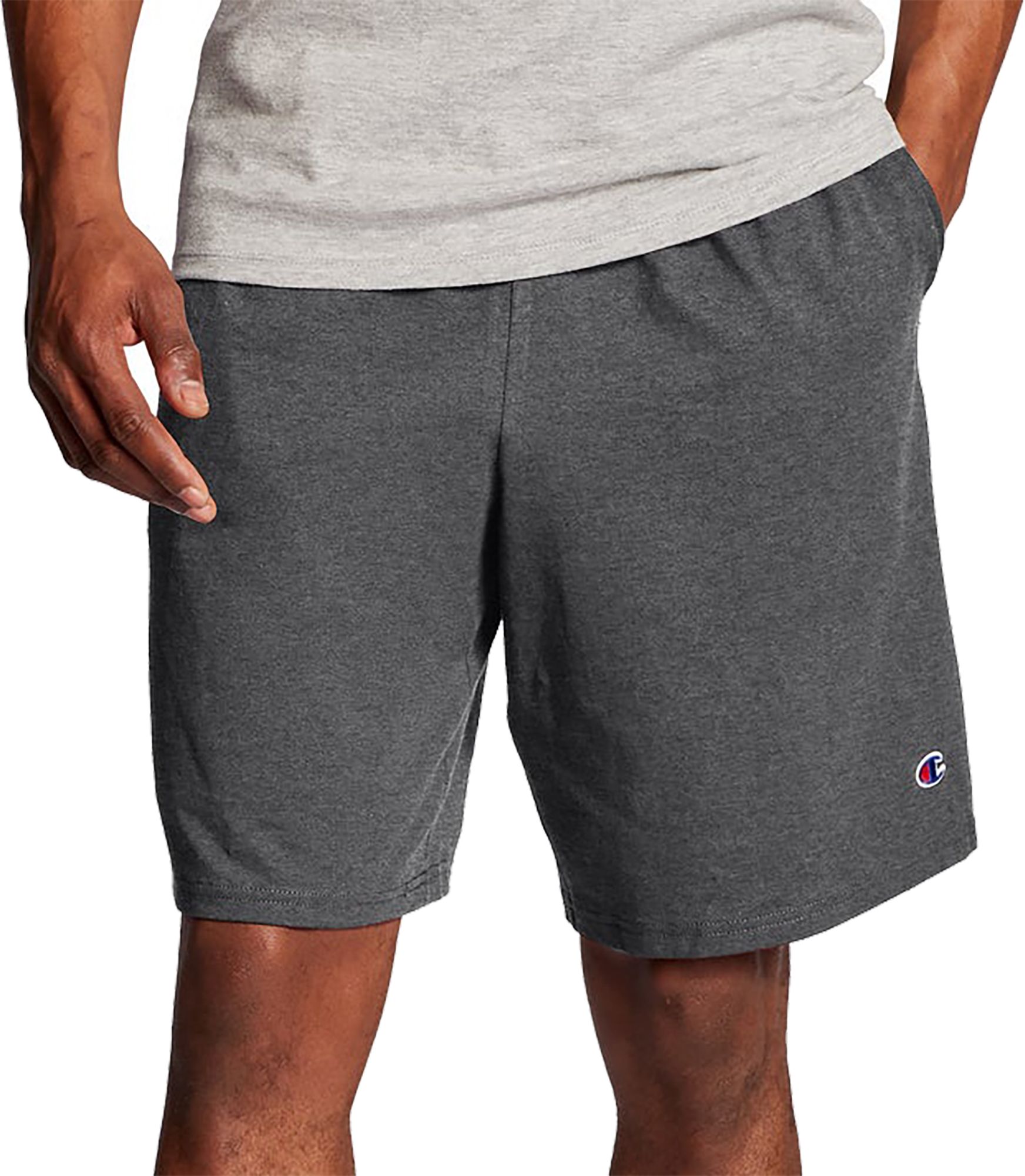 champion men's jersey shorts with pockets