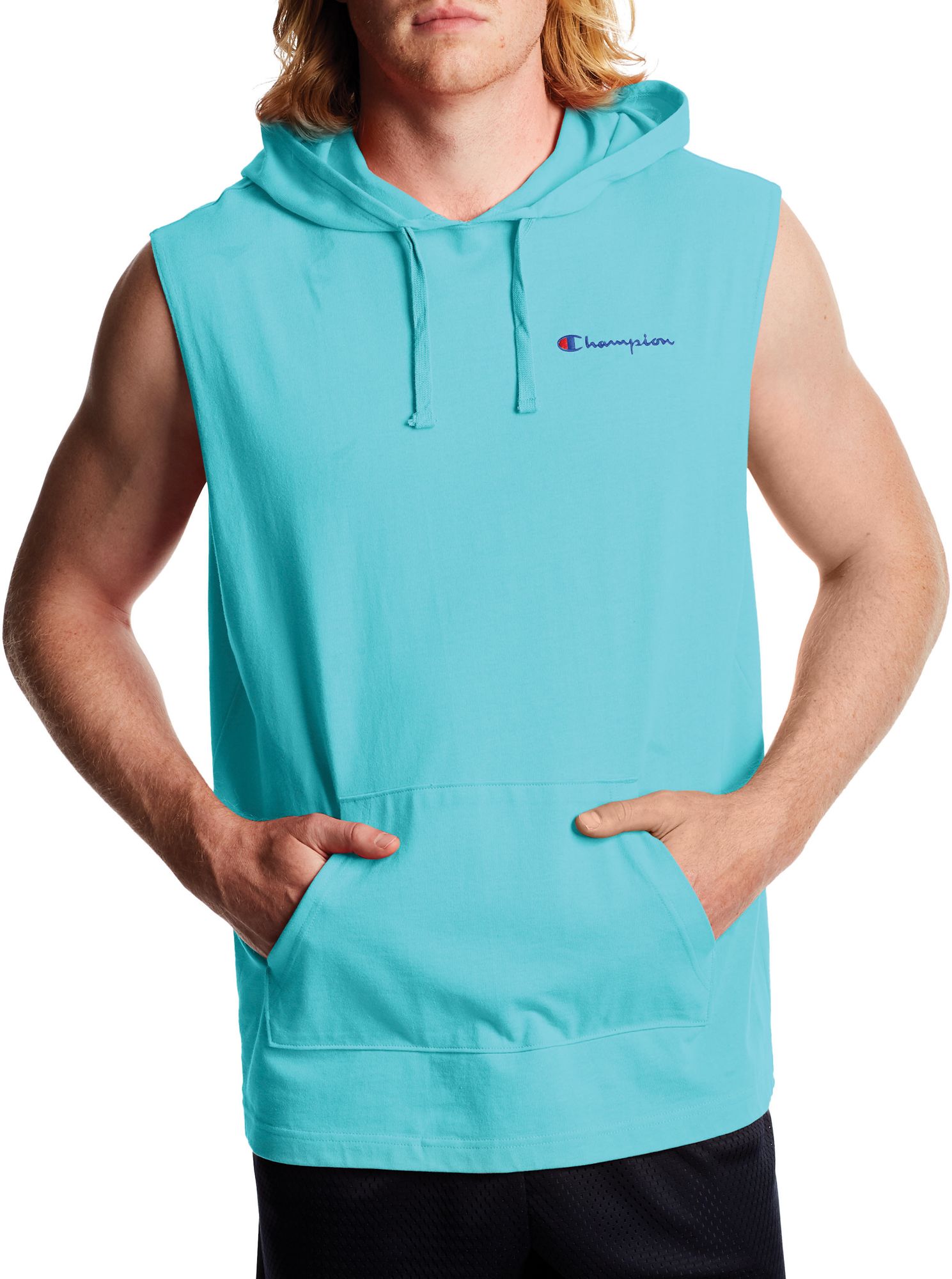 champion sleeveless hoodie