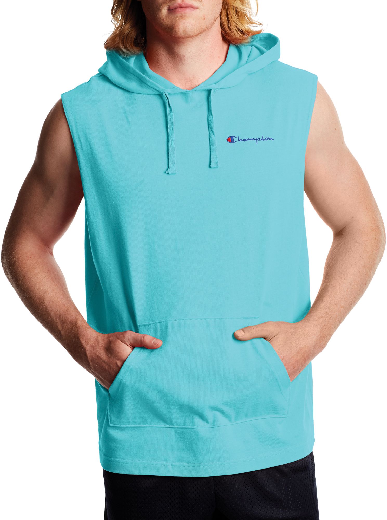 champion sleeveless sweatshirt