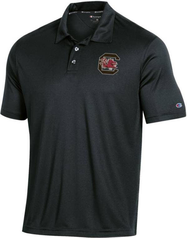 Champion Men's South Carolina Gamecocks Performance Black Polo