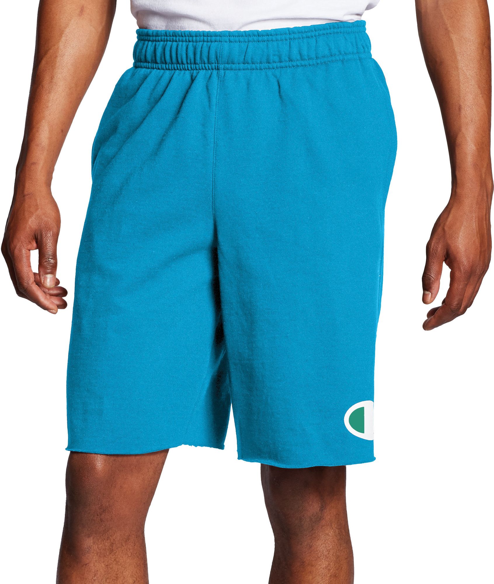 teal champion shorts