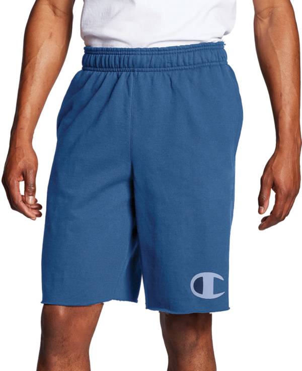 Champion Men's Powerblend Big C Logo Fleece Shorts