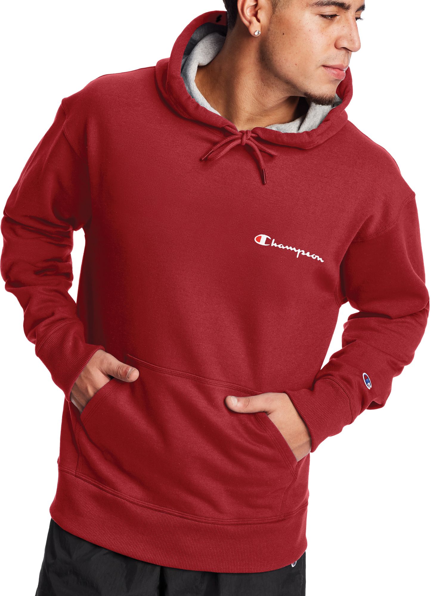 champion graphic powerblend hoodie