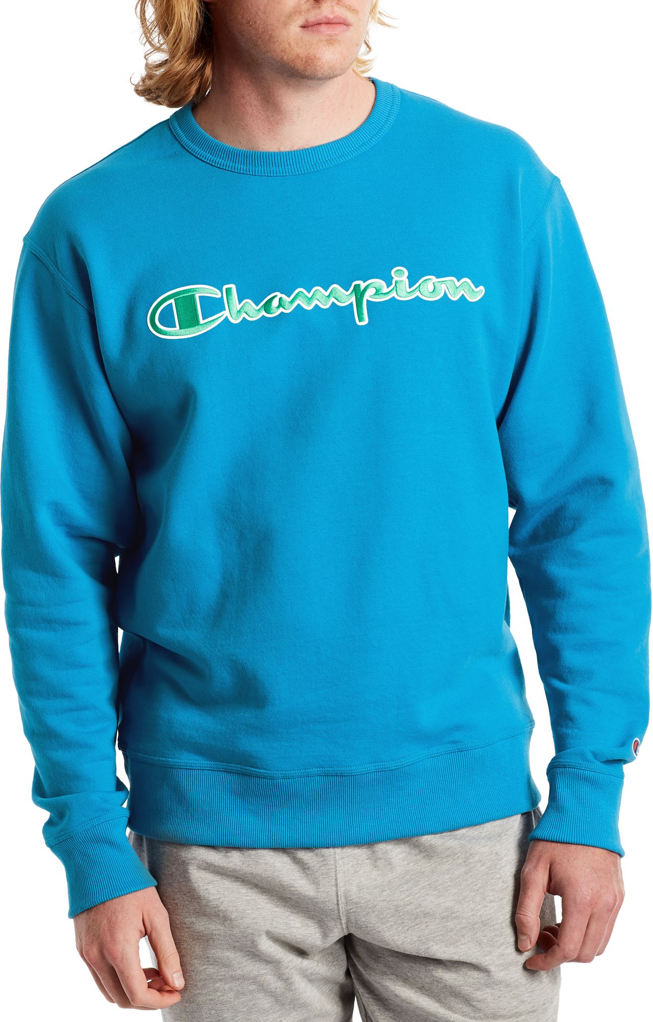 champion deep blue water hoodie