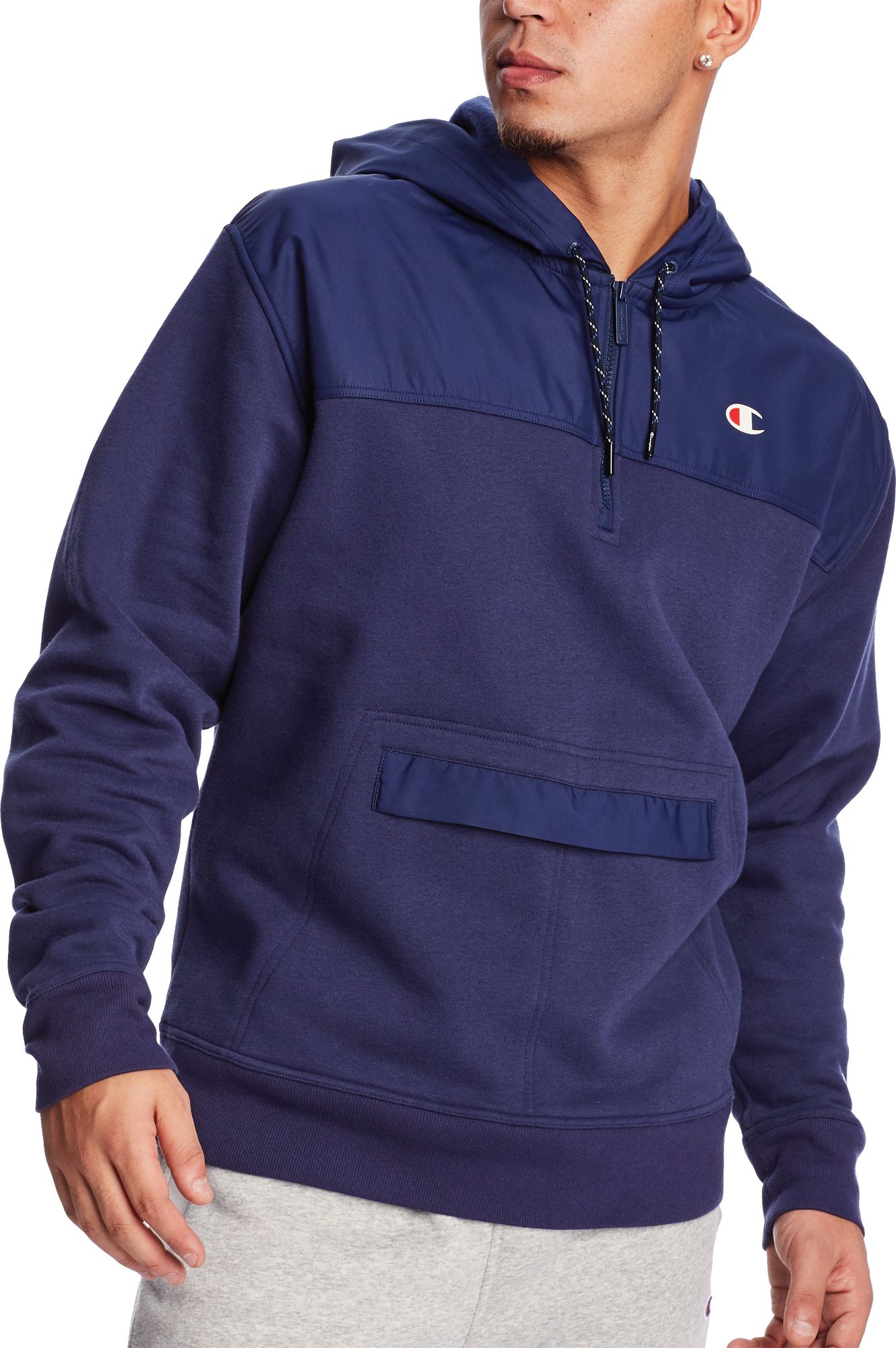 champion c logo sherpa lined jacket