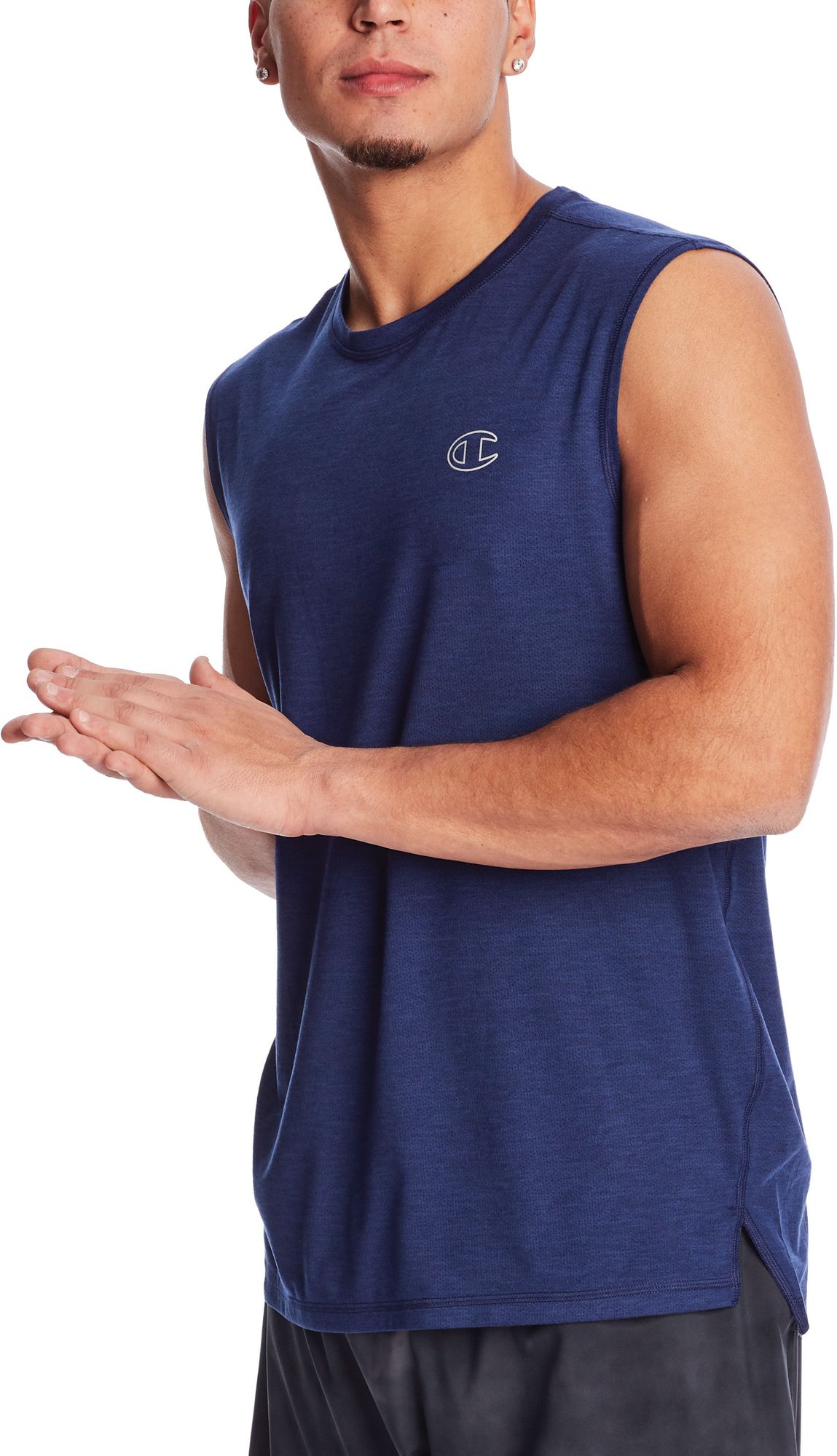 champion men's sleeveless t shirts