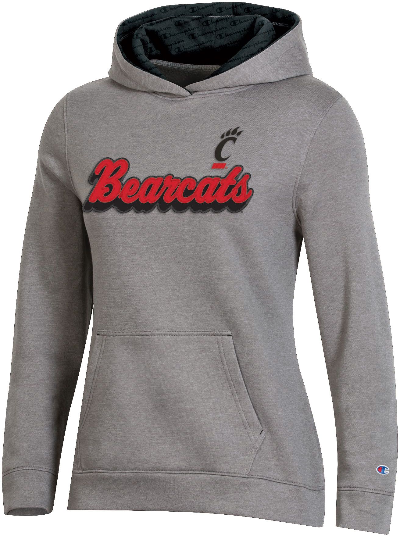 champion hoodie women grey