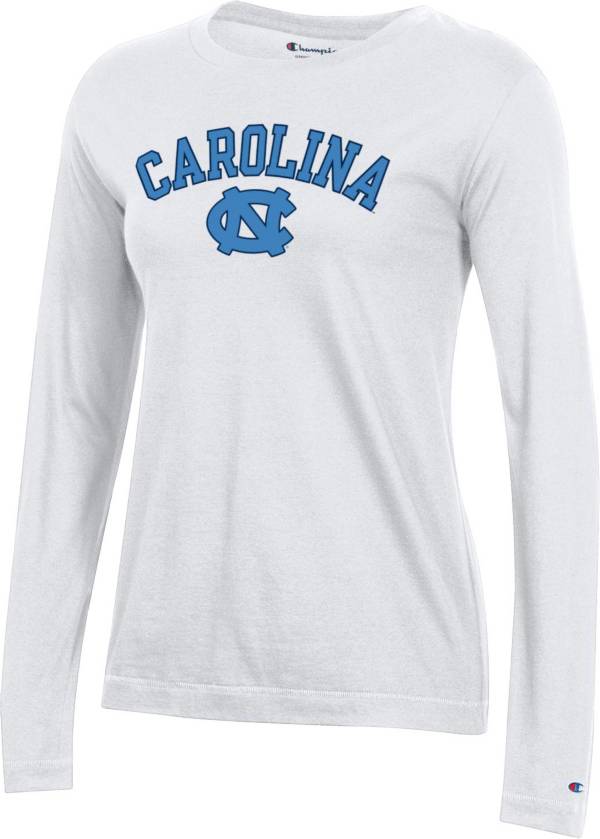 Champion Women's North Carolina Tar Heels 2.0 Long Sleeve White T-Shirt