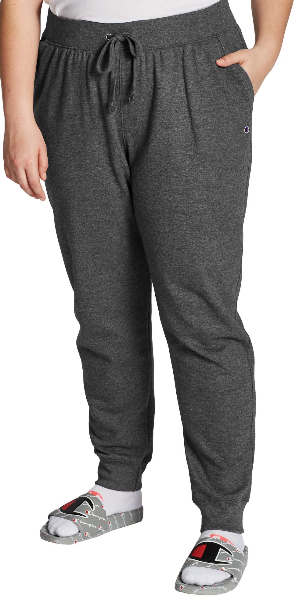 champion plus size joggers