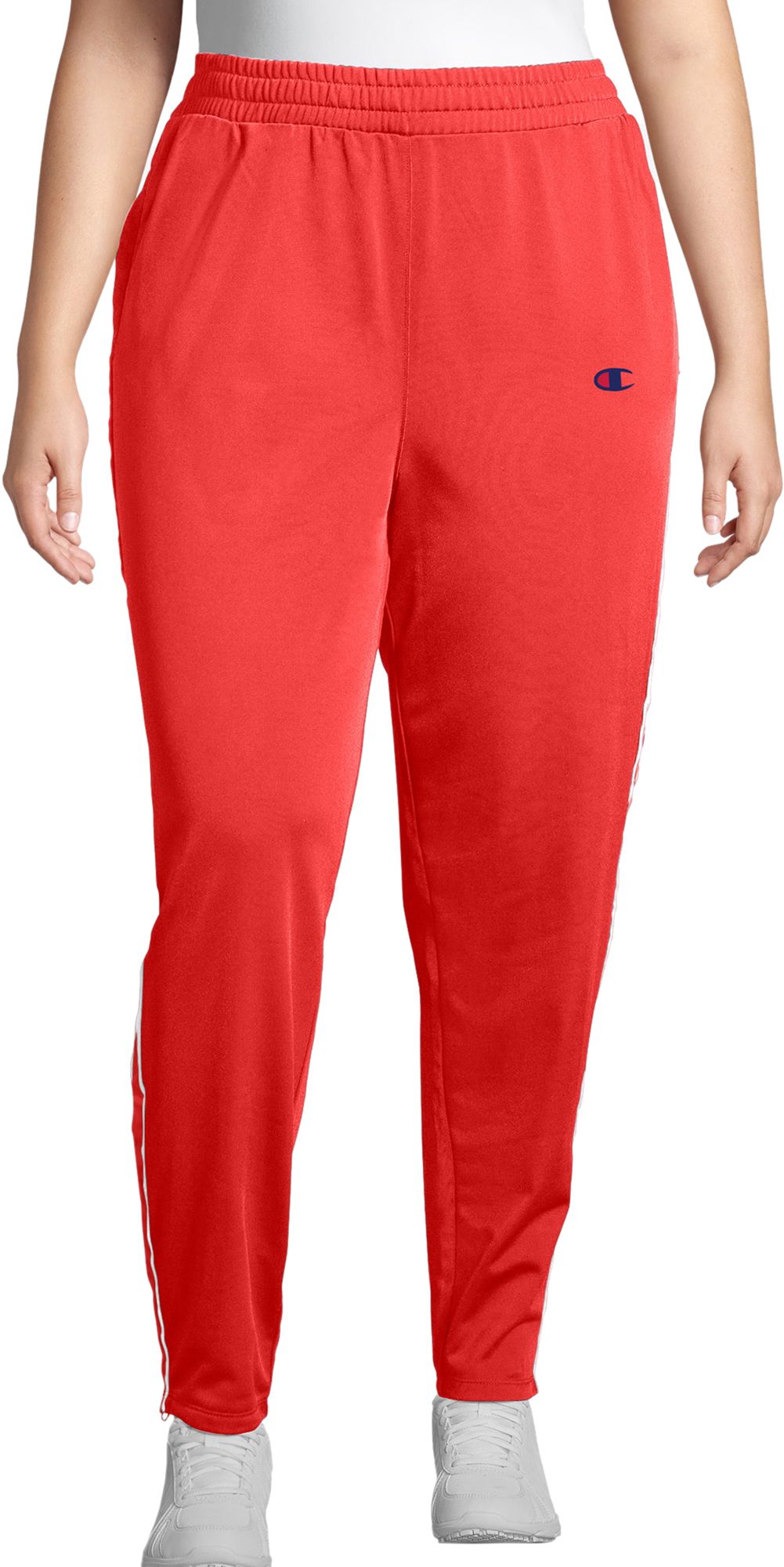 champion red track pants