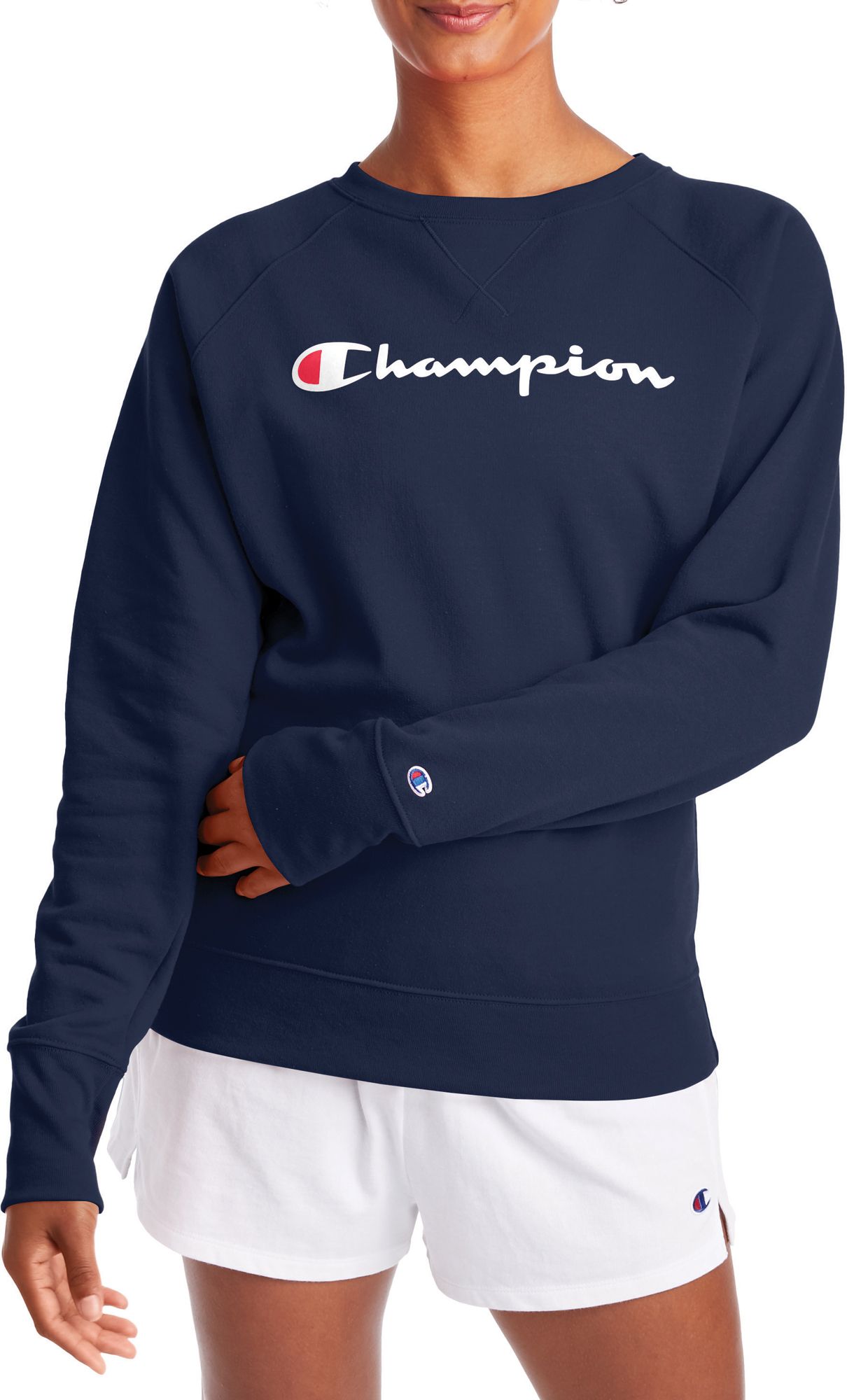 champion script logo boyfriend hoodie