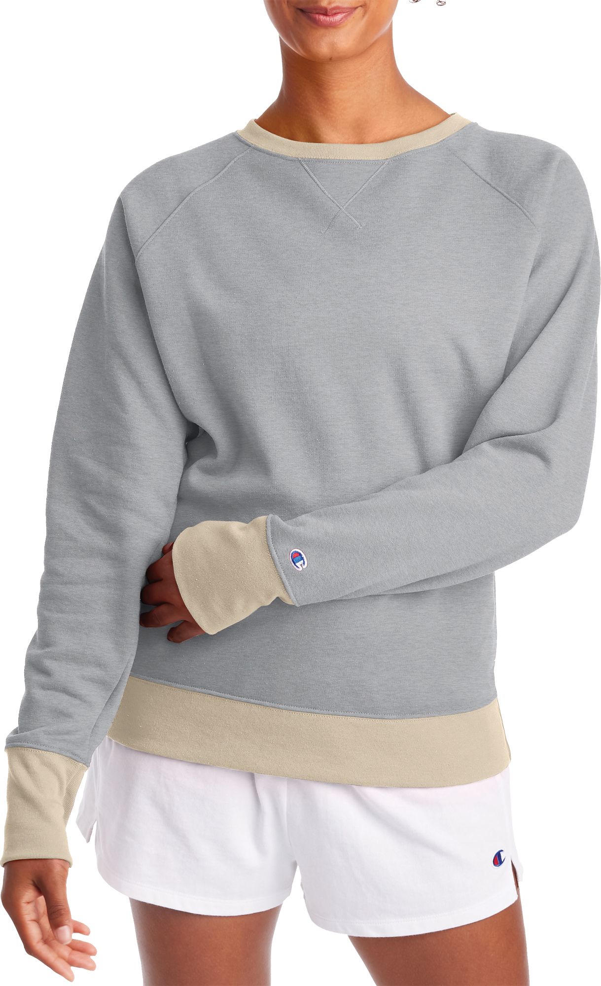 champion women's crewneck sweatshirt