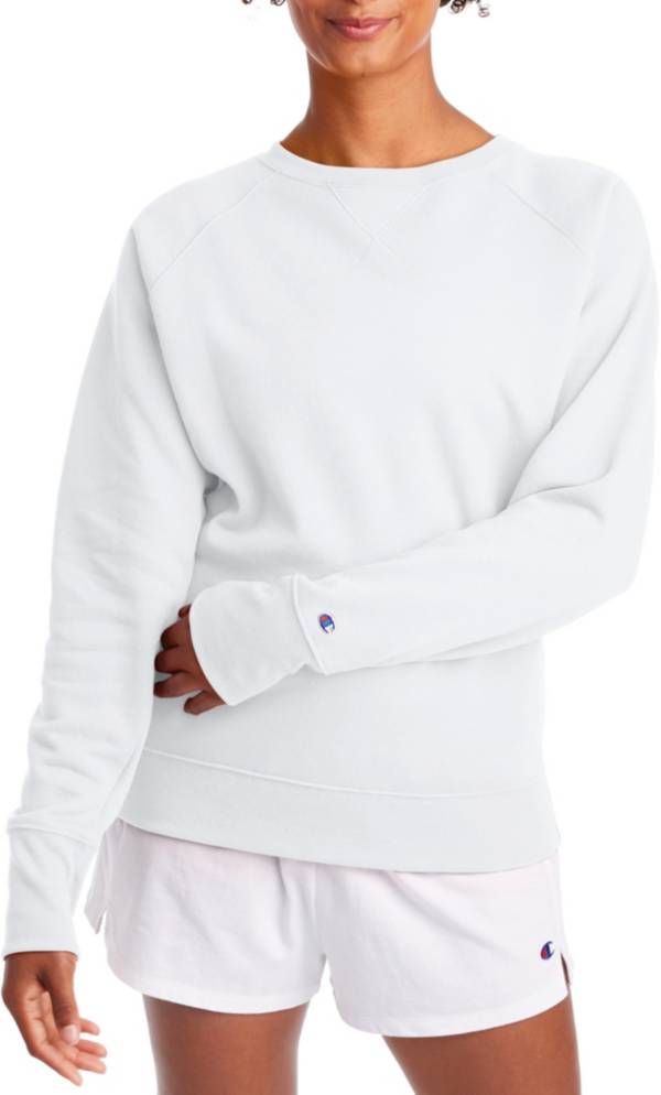 Champion Women's Powerblend Fleece Boyfriend Crewneck Sweatshirt