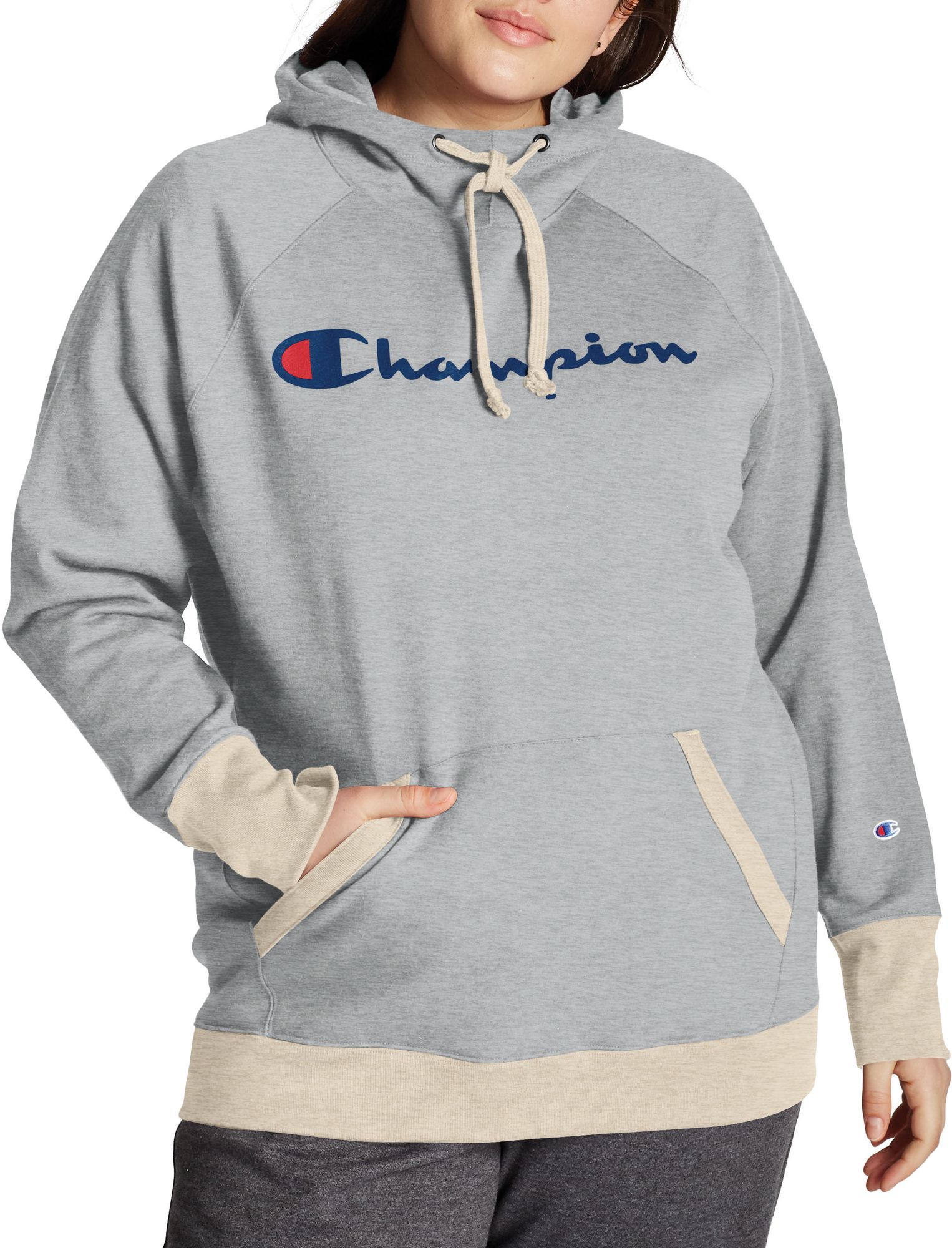 champion funnel neck hoodie