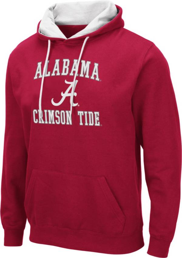 Colosseum Men's Alabama Crimson Tide Crimson Pullover Hoodie