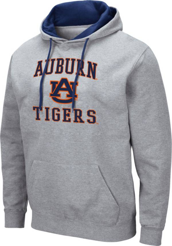 Colosseum Men's Auburn Tigers Grey Pullover Hoodie