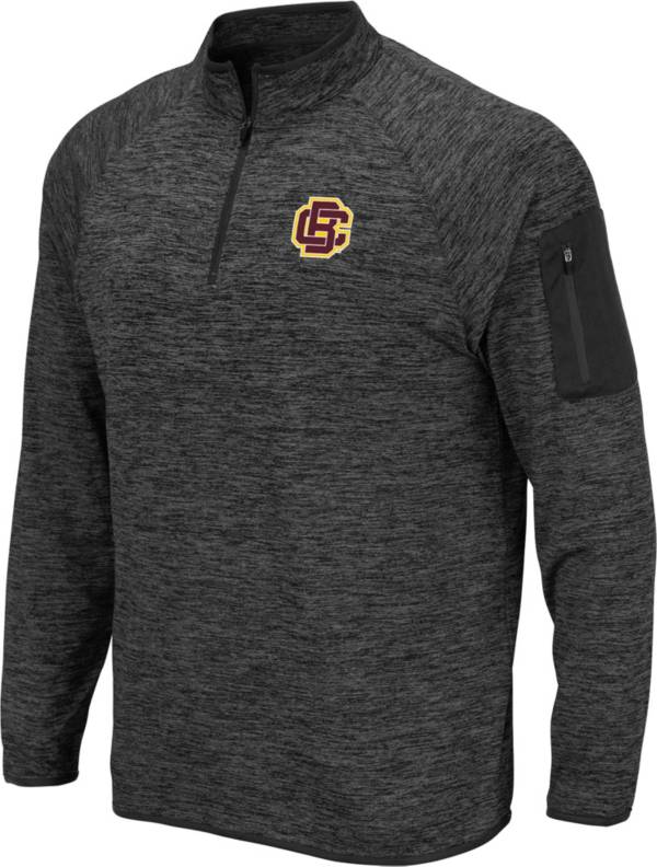 Colosseum Men's Bethune-Cookman Wildcats Grey Quarter-Zip Pullover