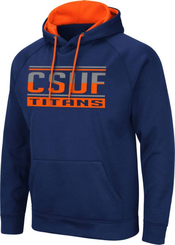 Colosseum Men's Cal State Fullerton Titans Navy Blue Pullover Hoodie