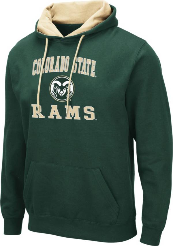 Colosseum Men's Colorado State Rams Green Pullover Hoodie