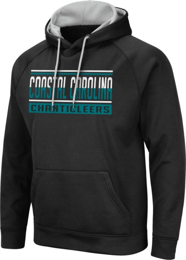 Colosseum Men's Coastal Carolina Chanticleers Pullover Black Hoodie