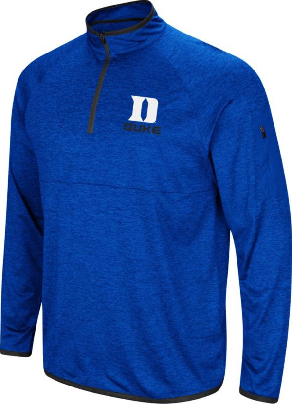 Colosseum Men's Duke Blue Devils Duke Blue Rival Quarter-Zip Shirt