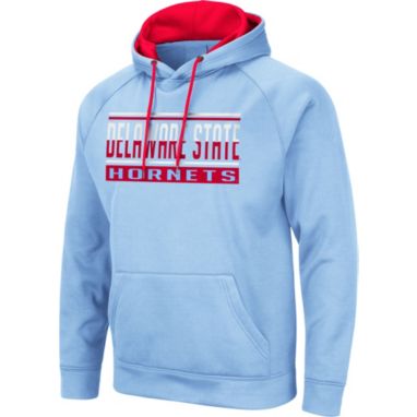 sorry, Colosseum Men's Delaware State Hornets Columbia Blue Pullover Hoodie is currently out of stock