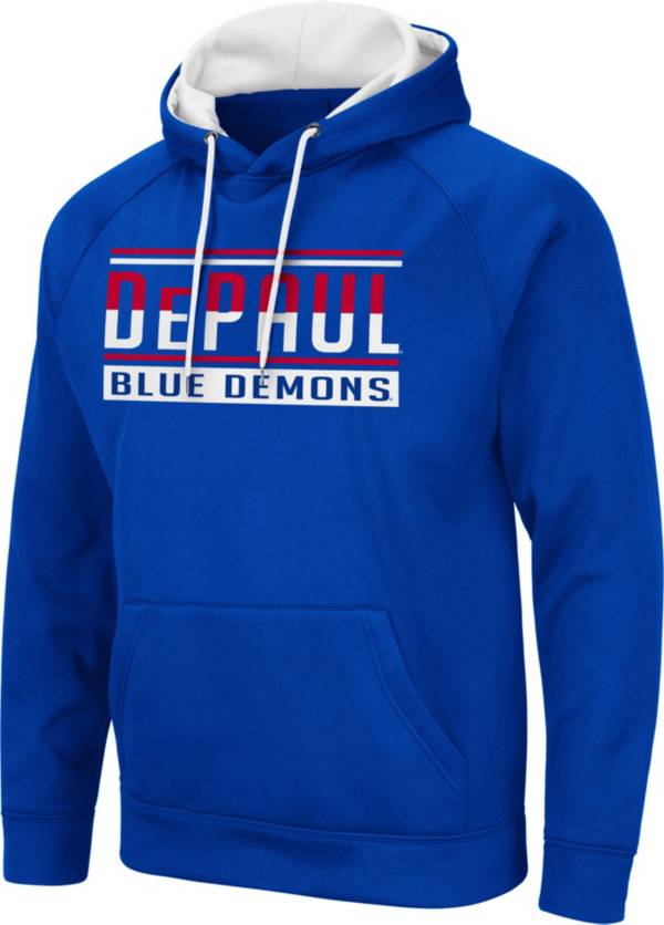 Colosseum Men's DePaul Blue Demons Royal Blue Pullover Hoodie