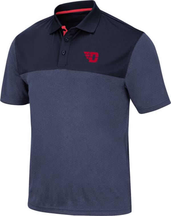 Colosseum Men's Dayton Flyers Blue Links Polo