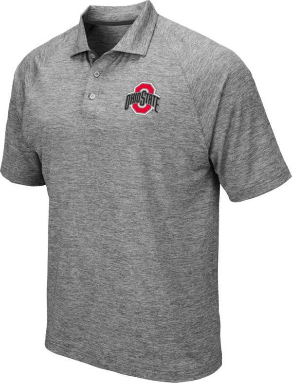 Colosseum Men's Ohio State Buckeyes Gray Polo product image