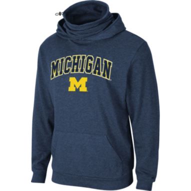 sorry, Colosseum Men's Michigan Wolverines Blue Pullover Gaiter Hoodie is currently out of stock