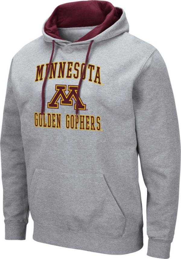 Colosseum Men's Minnesota Golden Gophers Grey Pullover Hoodie