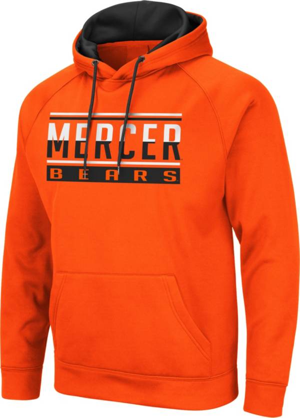 Colosseum Men's Mercer Bears Orange Pullover Hoodie